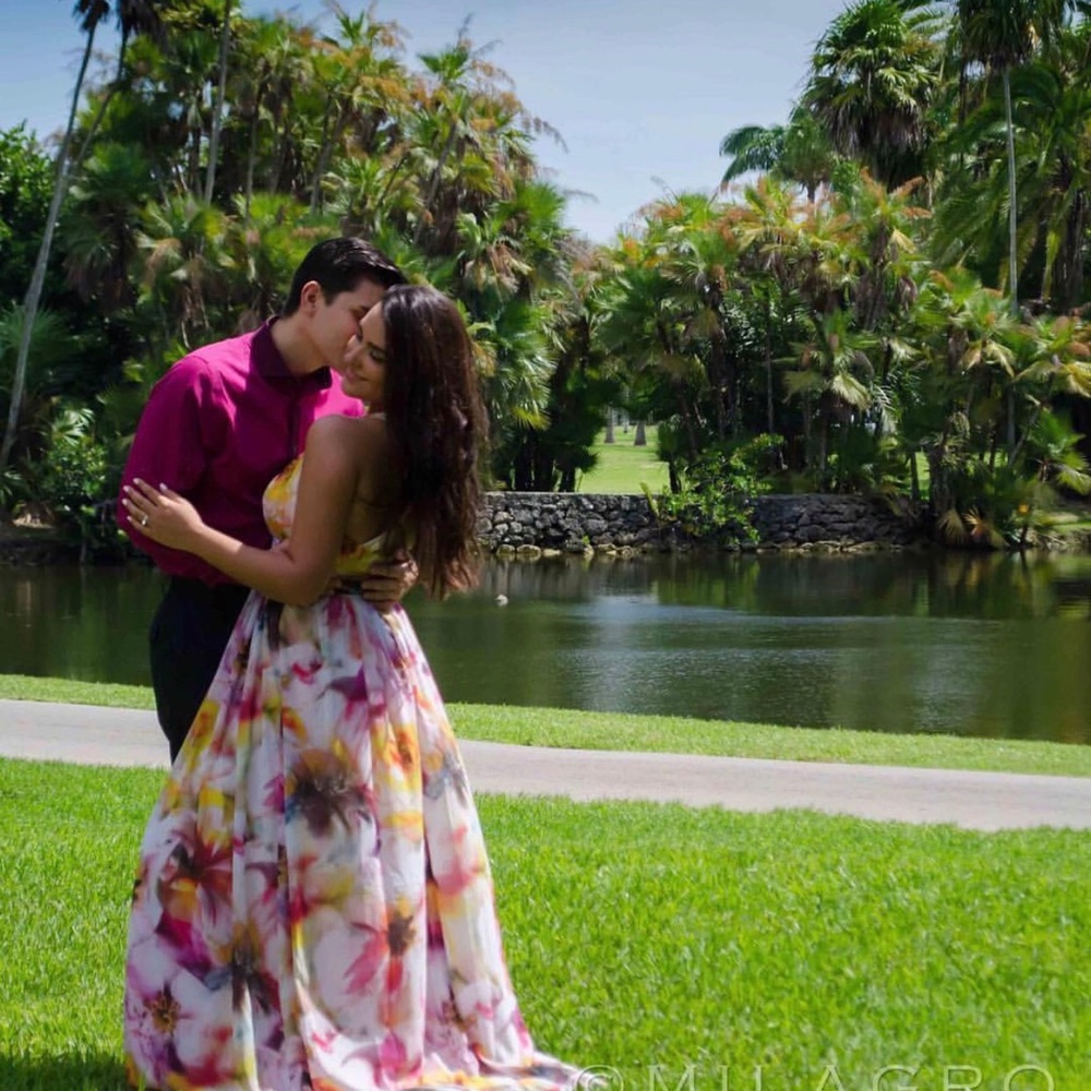 Floral long dress